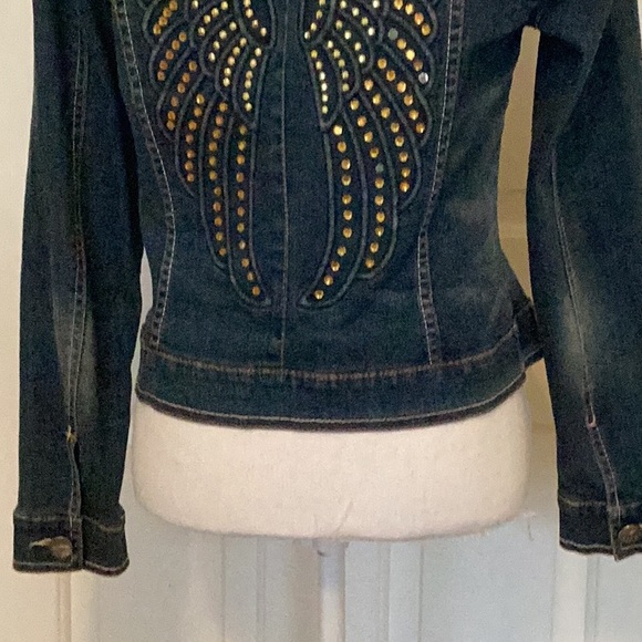 V Cristina Vintage Embellished Jean Jacket - Picture 6 of 11